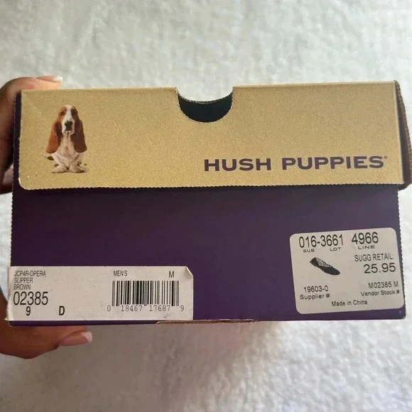 Dark Brown Hush Puppies Slippers - Picture 4 of 4